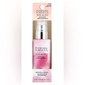 NIB Physicians Formula Rosé All Day Vegan Moisturizer with Pink Accents